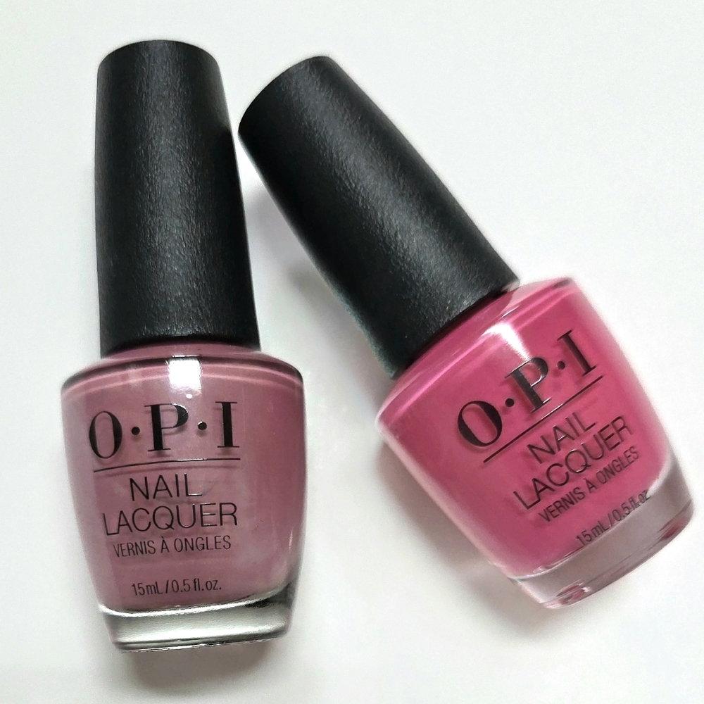 OPI Nail Lacquer Duo – Strawberry Margarita & Aphrodite’s Pink Nightie - New